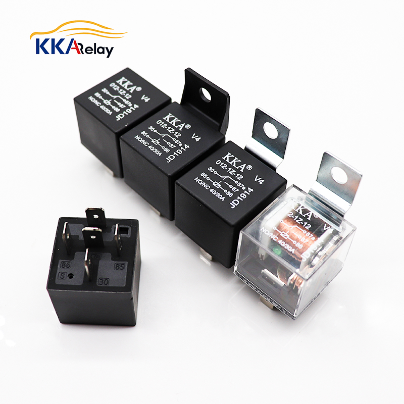 What's the difference between market transparent auto relays and car factory black relay?